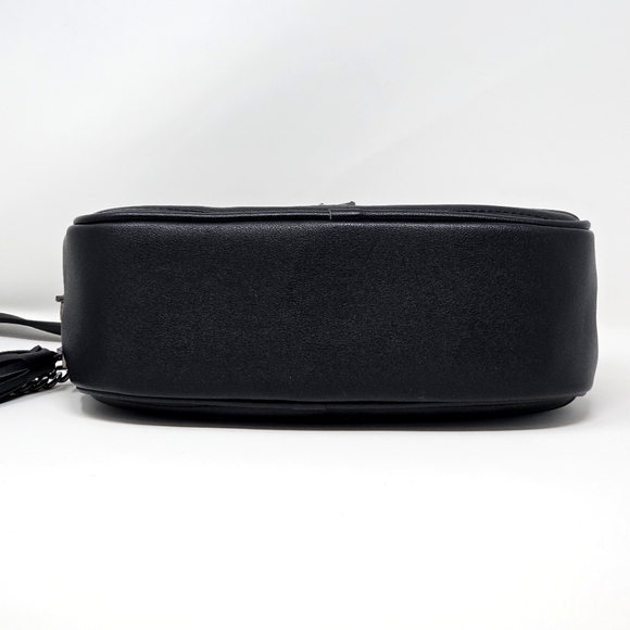 Black Quilted Crossbody Bag - Picture 9 of 16